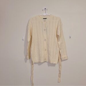 S.Christina Cream Cashmere Cardigan (S/M)